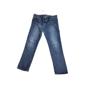 Gap Straight Cuff Blue Jeans Sz 10/30 32in Waist